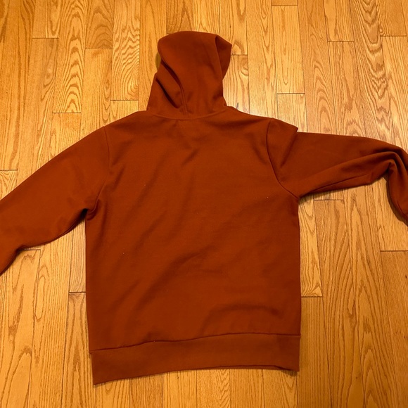 LA Panoplie Rust Orange Hoodie - Picture 3 of 4
